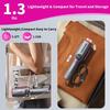 2-in-1 Portable Garment Steamer & Iron, 15s Fast Heat-up 1200W with Large Ceramic Panel, Quick Wrinkle Removal, 110-120V