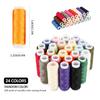 24Pcs Sewing Threads Assortment Colors Hand Sewing Threads for Sewing Machine Multicolored Sewing Thread Sewing Supplies