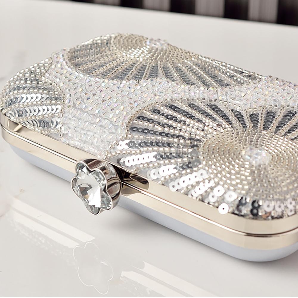 Handmade Beaded Pearl Evening Bag Small Bags Luxury Designer Summer Purses for Women Ladies' Diamond Clutch Crossbody Bags 2026