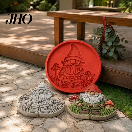 Stampi in Cemento per Paesaggistica, Stampo in Silicone per Pietra da Calpestio, Stampo per Mattoni Decorativi Girasole/Farfalla/Ape/Zucca/Fiocco di Neve/Funghi/Fatina, Riutilizzabile, Cemento Unico