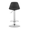 HOGA stool - black / chrome base