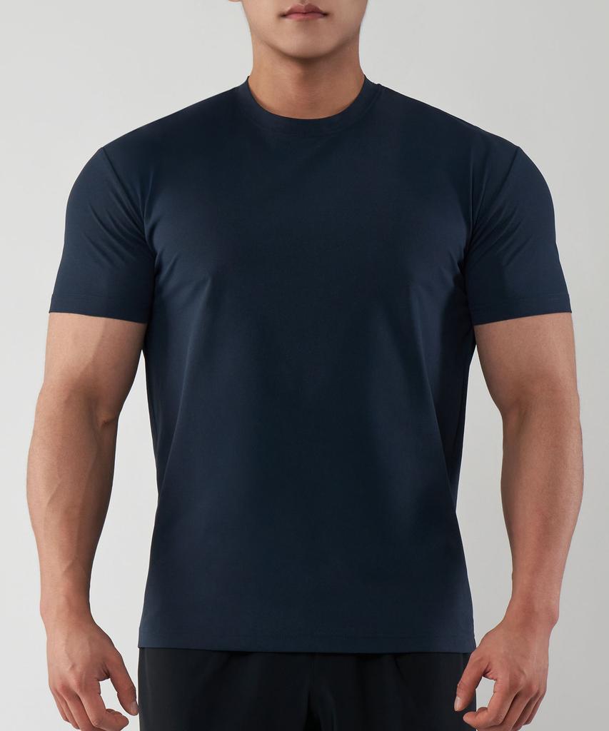 UNTAPPED STUDIO Cool Air Muscle Fit Short Sleeve Plain T-Shirt 3 Colors