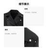 Womens Black Short PU Leather Moto Jacket With Multiple Zippers Streetwear Style 2026