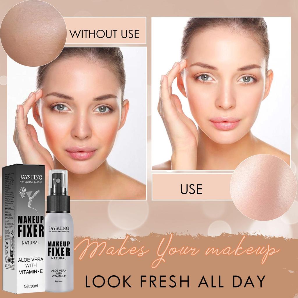 Jaysuing Makeup Setting Spray Fast Dry Matte Refreshing Waterproof Long Lasting Makeup Fix Spray