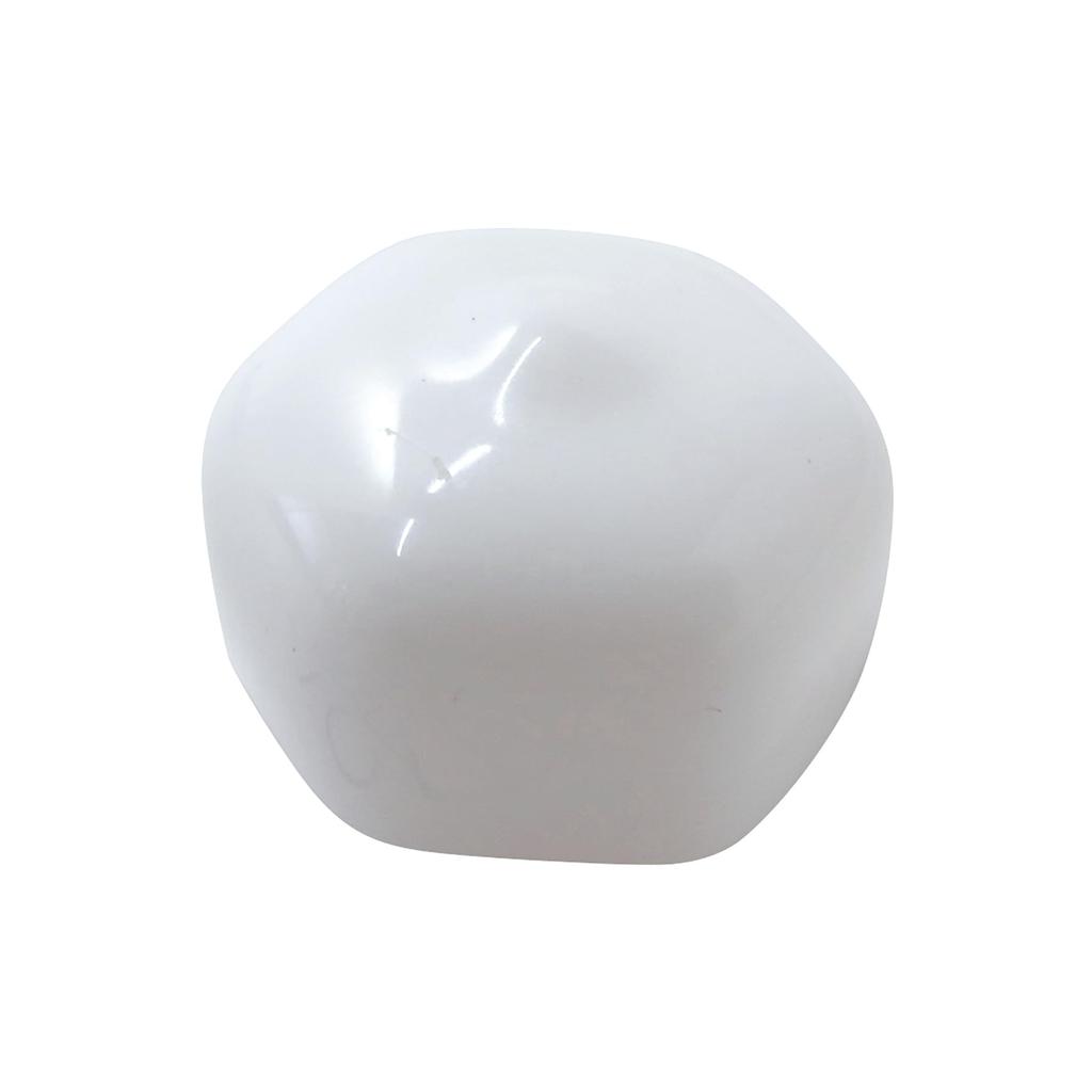 DAIDOHANT 10187077 End Screw Cap White [For M8 / Hex Bolts] (Soft Polyvinyl Chloride)
