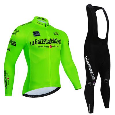 Tour De Giro Cycling Jersey Set Long Sleeve Mountain Bike Clothes Wear Racing Bicycle Clothing Ropa Maillot Ciclismo