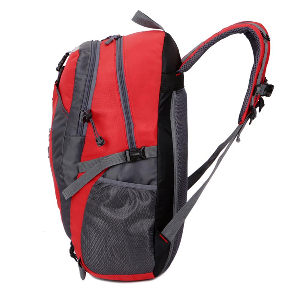 Polyester Climbing Rucksack Breathable Fishing Bag Large Capacity Wear-resistant Layered Storage Lightweight for Office Travel