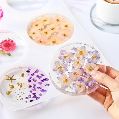 Creative DIY Resin Crafts Round Epoxy Resin Mold Dripping Glue Handicraft Mold  Craft Making