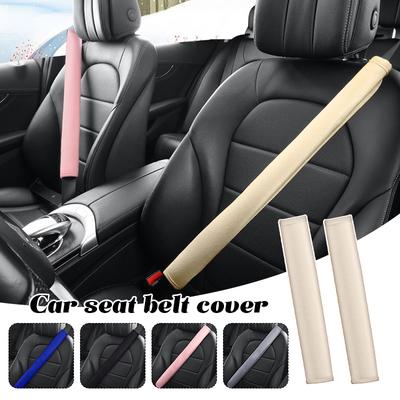 2Pcs Bus Truck Car Lengthen 60cm Plush Car Safety Belt Shoulder Pad Covers Decoration Auto Styling Interior Accessories
