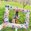 Trendy Kids' Photo Frame & Party Props Set: Birthday Decor, Picnic Hat & Glasses