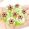50Pcs Luminous Fake Eyeballs Halloween Eyeball Glow In The Dark Bouncy Ball Decoration Haunted House Home Bar Horror Props