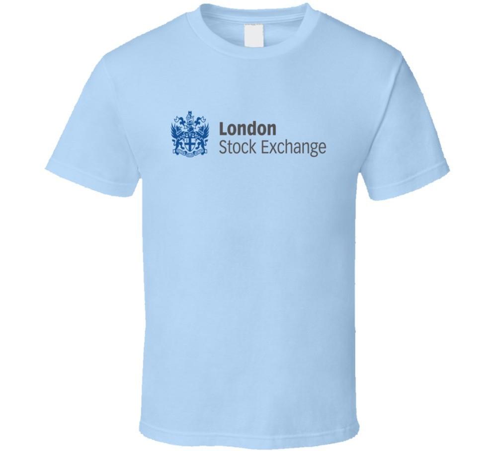 

London Stock Exchange Tee Cool Logo Money Stocks T Shirt Unisex T-Shirt L