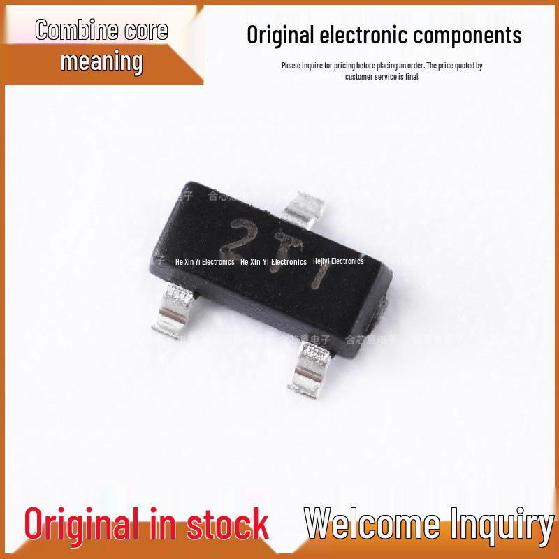 Authentic S9012 2T1 SOT-23 PNP Transistor - 25V/500mA SMD, Pack of 20