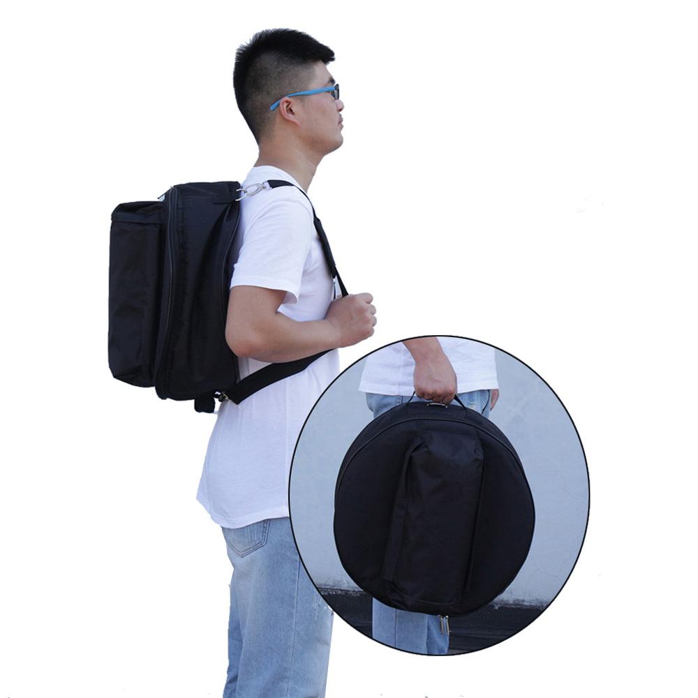 Durable 14 Inch Snare Drum Bag Backpack Case with Shoulder Strap Outside Pockets