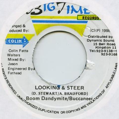 

7inch Record BOOM DANDYMITE, BUCCANEER - Looking & Steer Big Time 1998 Jamaica Reggae, Ska & Dub