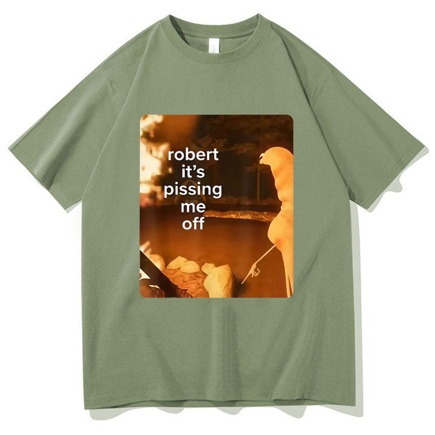 Harajuku Style Marcus The Worm Robert Meme Tshirt Men Women Pop Graphics Fashion Cotton Crewneck Oversized Short Sleeve Clothes