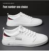 Scarpe da Uomo Basse in Tela Bianca Slip-On - Tendenza Autunnale