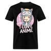 Cute Anime Girl Kawaii Style I Love Anime Quote Gift T-Shirt