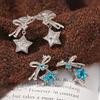 Indifferent Style Zirconia Star Ear Cuff – No-Piercing Earrings with Light Luxury Feel for Women