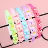 1pc Cute Girls Rabbit Headbands Candy Color Plastic Hairbands Headband Children Kids Party School Hair Accessories