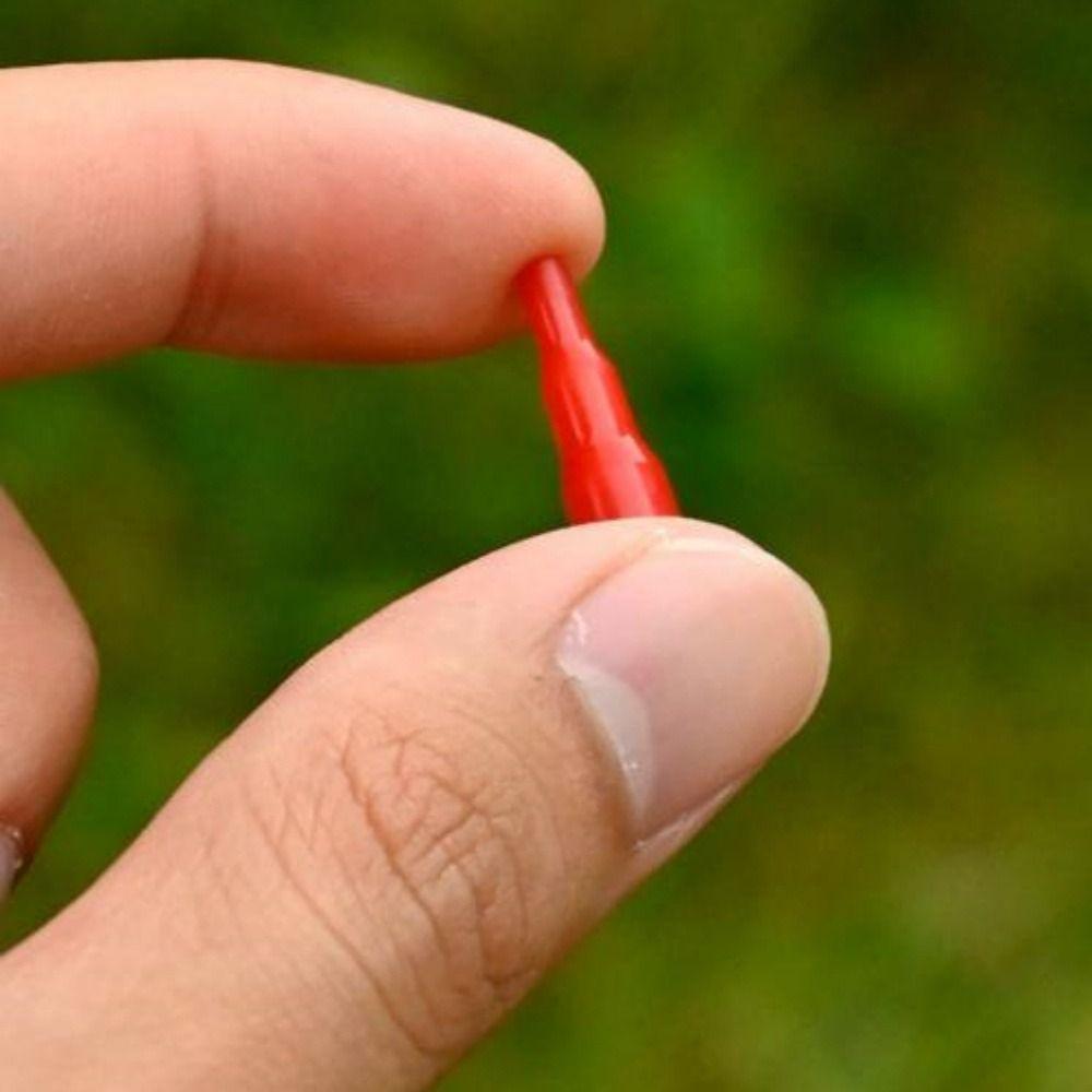 10pcs Red Convert Cassette Plastic Tank Into Inflatable Tank Spray Gas Refill Head Adapter