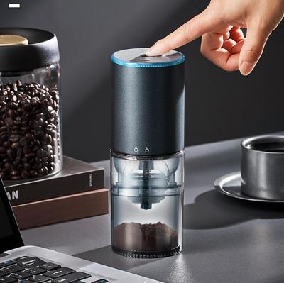Moedor elétrico portátil automático recarregável de grãos de café com núcleo de aço