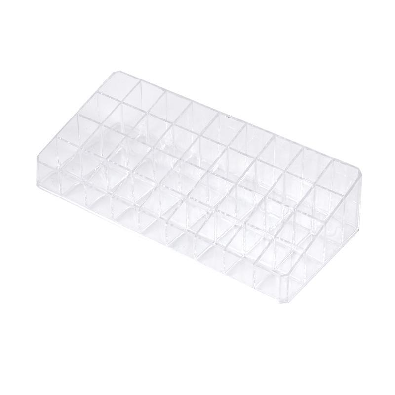 Transparent Dustproof Lipstick & Nail Polish Organizer - Advanced Desktop Storage Box