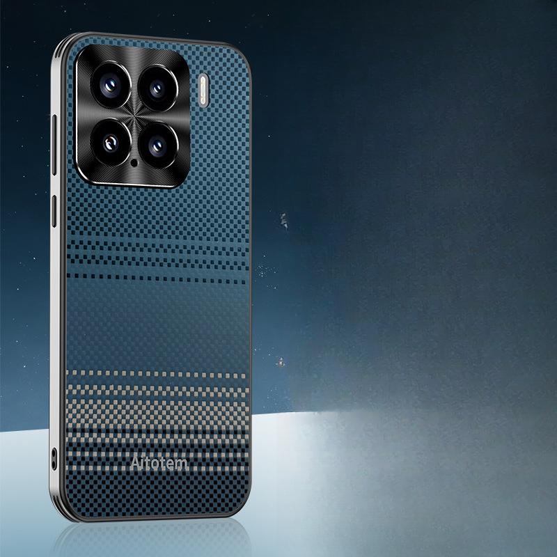 

Подходит для чехла для мобильного телефона Xiaomi 15pro, полностью закрывающий объектив 14ultra, с подушкой безопасности, противоударный, плетеный из углеволокна Xiaomi13 Mi 13