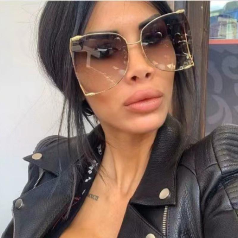 Large Square Fashion Glasses for Women Man, Featuring Colorful Metal Hollow Designs. Ideal for Light Photography, Holiday Presents, and Everyday Style