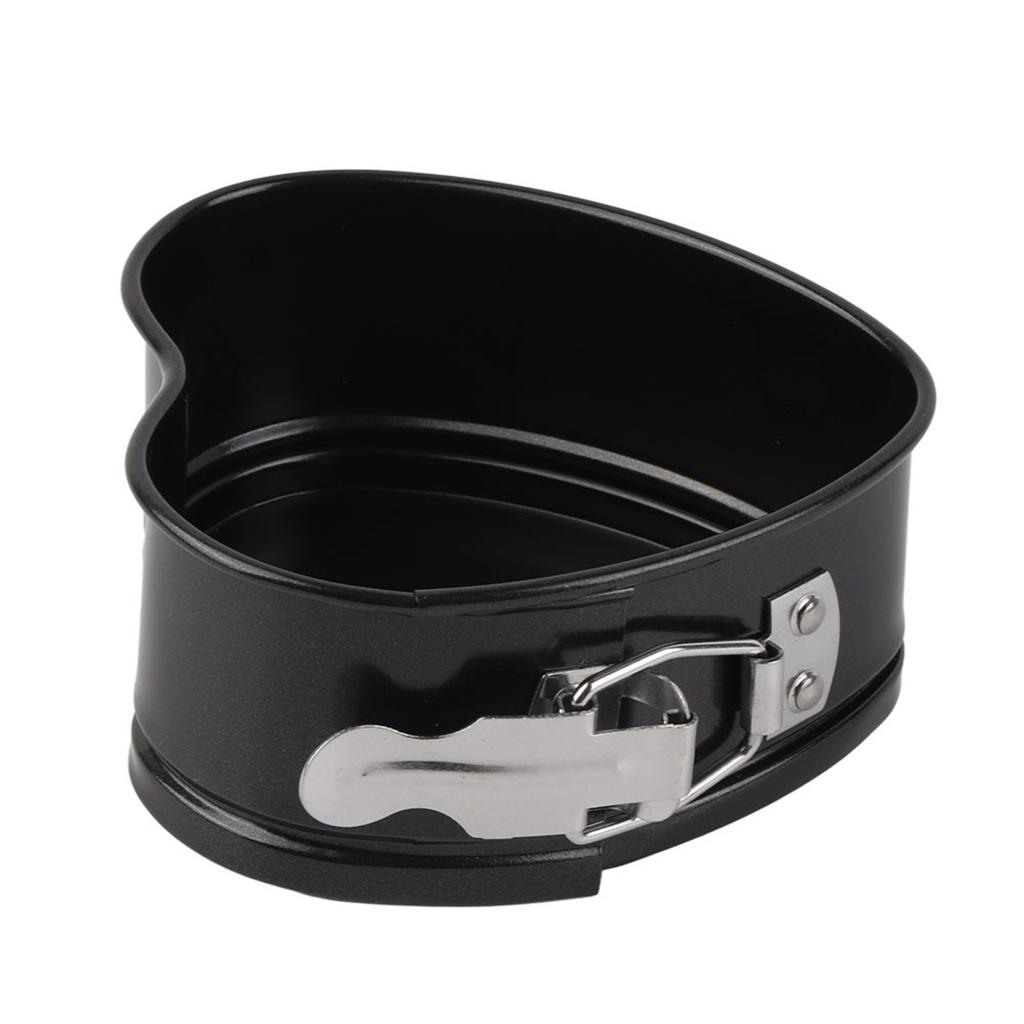 Kakeform i karbonstål med avtakbar bunn Hjerteformet bakeform Nonstick kjøkkenutstyr