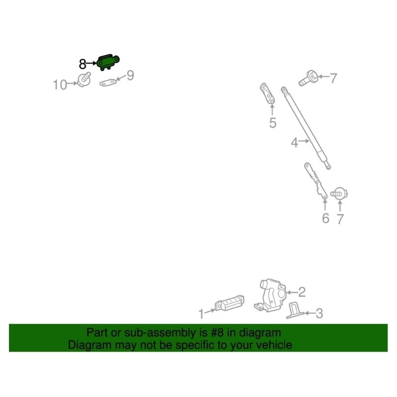 High Strength Alloy Rear Door Hinge 68810-0R010 688100R010 Enhancing Weatherproof Design For Vehicle Tailboard Support
