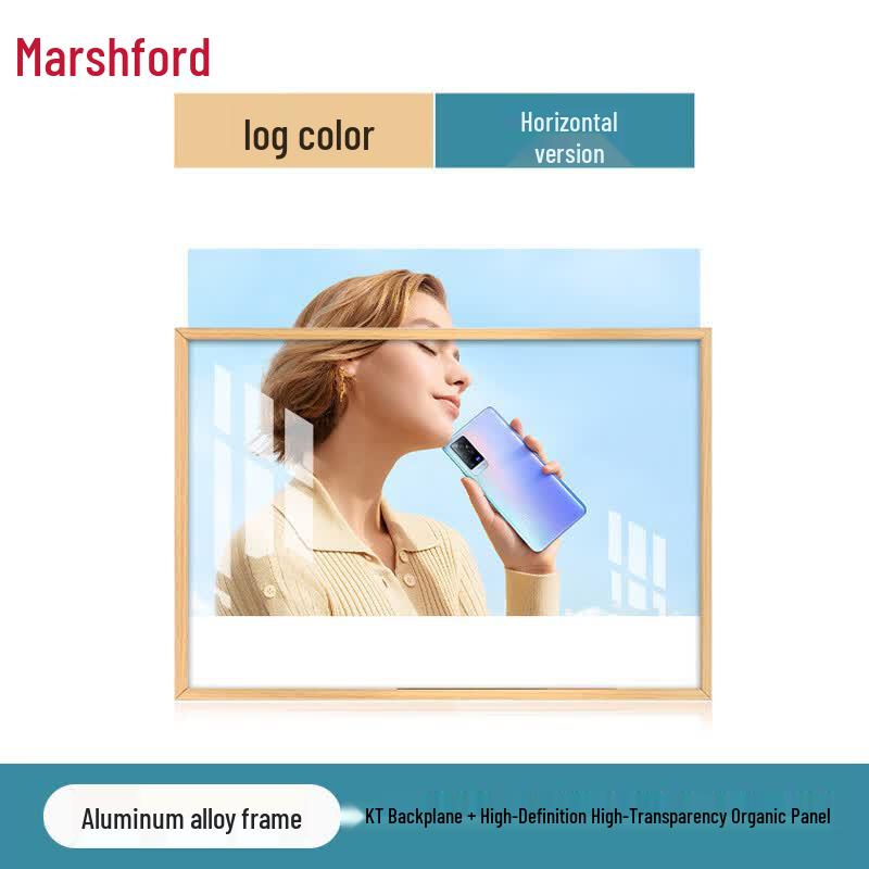 Ma Shi Fu Aluminum Alloy Wall-Mounted Poster Frame 60x90cm (Content: 59x89cm)