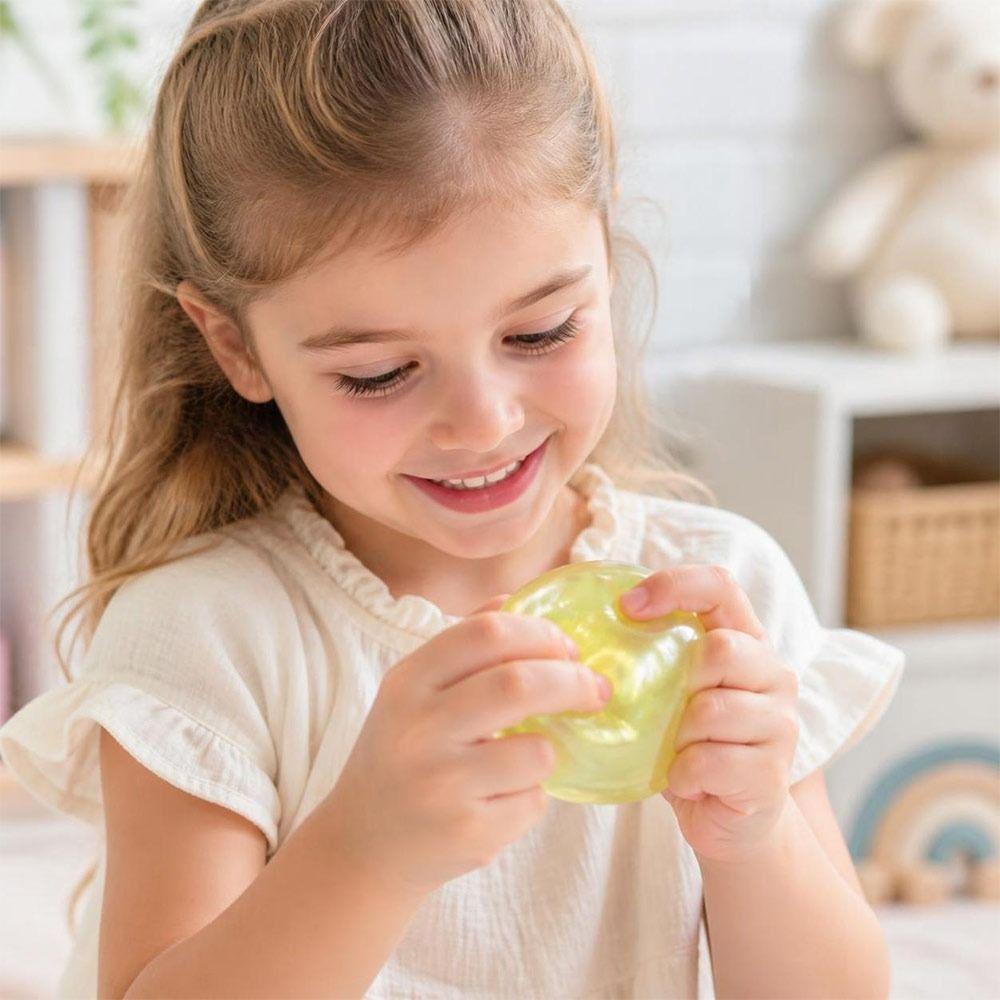 Weicher Griff Sensorischer Fidget Ball Kokosnussöl Squishy Ball Stressabbau Verwendung