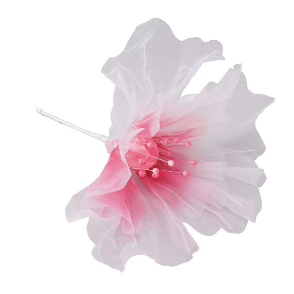 Gauze Flower 19.7in Diameter Soft Bright Colors Light Reusable Handcrafted Organza Flower for