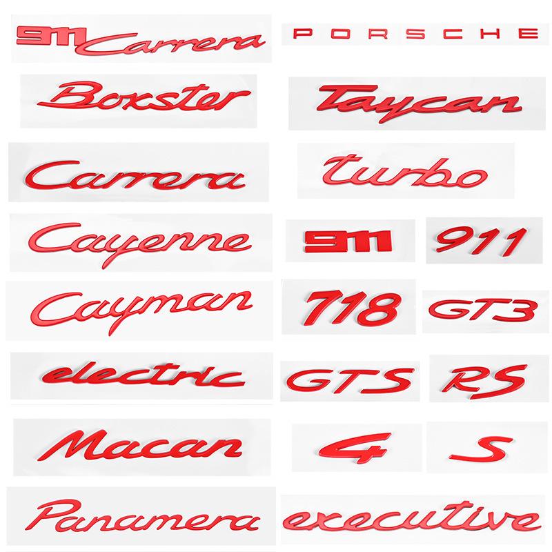 Porsche Boxster & Panamera Electric Executive Englisches Etikett