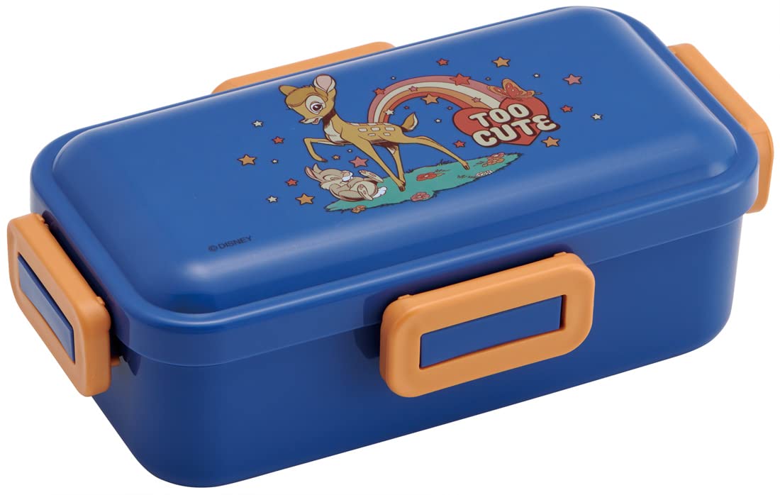 

Skater Antibacterial Lunch Box with Disney Classic Bambi Made in Japan Soft-Serving Dome-Shaped Lid, 530ml, Design, (PFLB6AG-A)