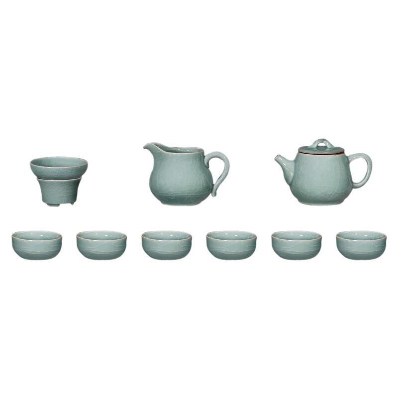 

Bafangli 10-Piece Ceramic Shipiao Kung Fu Tea Set
