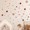 3 Pcs Bohemian Painted Dots Wall Stickers, Artistic Kids Room Decor with Self-Adhesive Removable PVC, Waterproof Peel and Stick Art