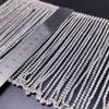 Beautiful Long Tassels Crystal Silver Diamond Chain Wedding Dress Necklace Garment Diy Decoration Sewing Costume Applique Trims