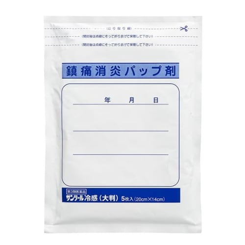 [Third-class OTC drug] Santool Cooling Large Size, 5 sheets