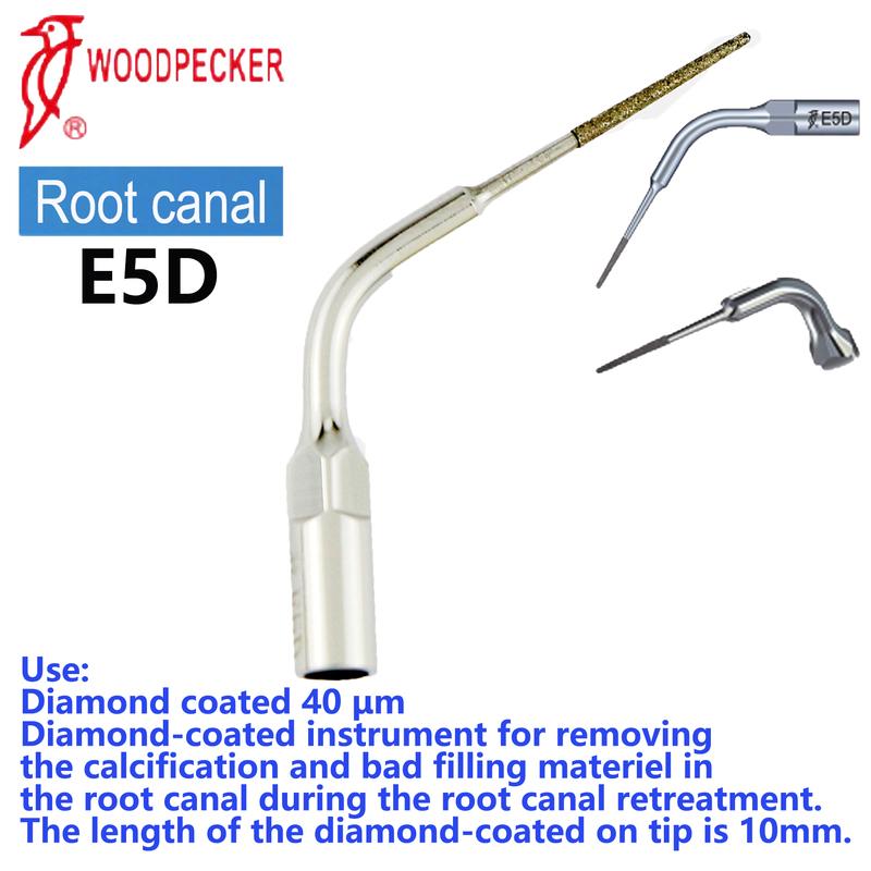 Woodpecker Dental Ultrasonic Scaler Tips Endodontics Root Canal E1 E2 E3 E3D E4 E4D E5D E8 E9 E10 E10D E11 E11D E14for EMS UDS