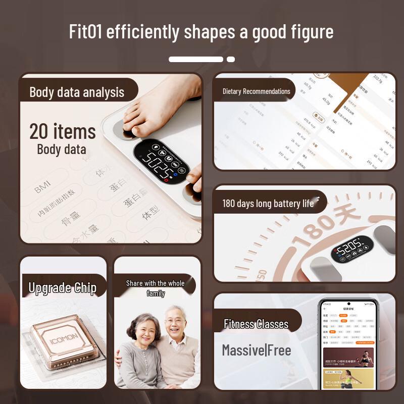 ICOMON Smart Body Fat Scale FG2313UWB (CN version)
