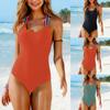 Beach Swimming Fashion Sexy Solid Color  Swimsuit