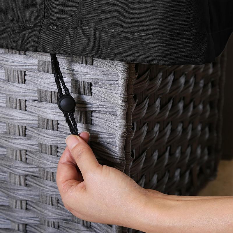 3PC Waterproof Patio Table and Chair Covers Easy Maintenance Heavy-Duty Sofa & Coffee Table Protector All-Weather Material