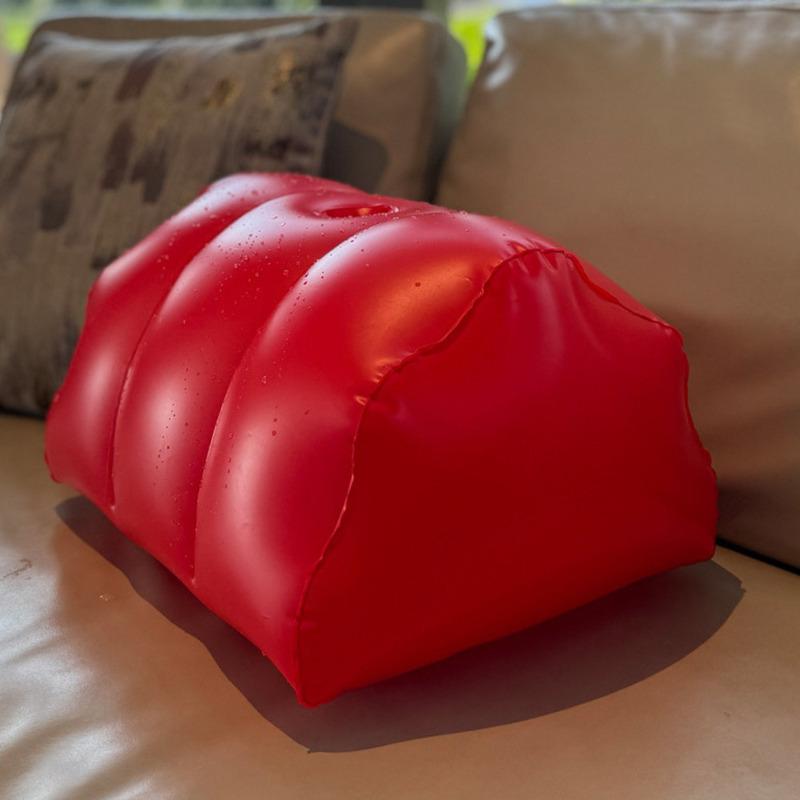 Nafukovací Sex Vankúš Prenosný Ľahký Podpora pre Dospelých PVC SM Pomôcka Klinový Vankúš Otvor pre Dildo Poloha Páry Sexy Vankúš