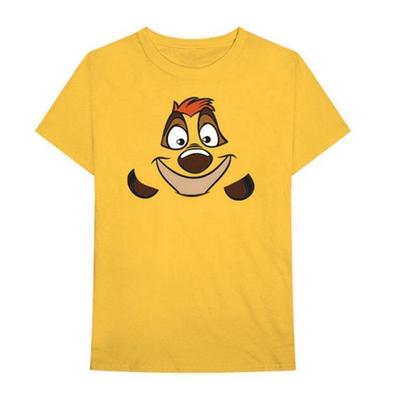 The Lion King T-shirt in cotone con stampa Timon sul retro unisex adulto