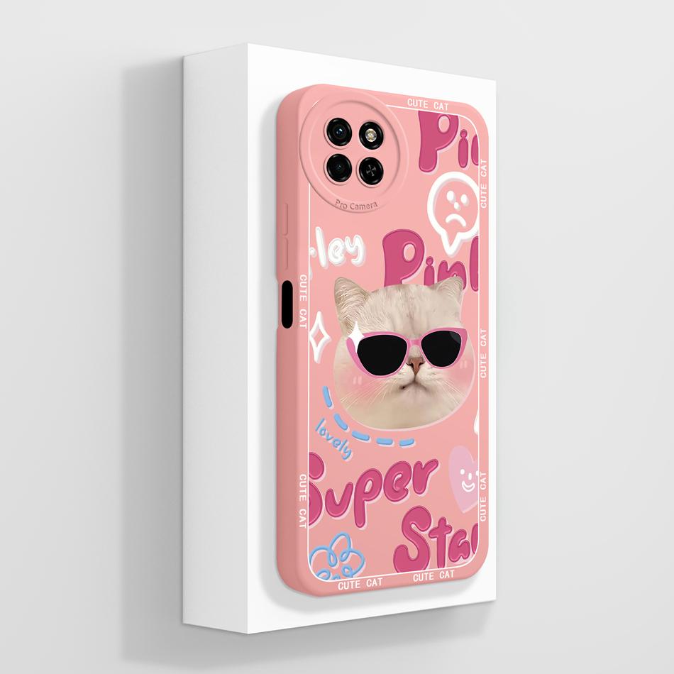 För itel S23 Plus Telefonfodral Sött Kreativt Fullt Skydd Funda För itel S 23 Plus Mjukt Flytande Silikon Lättviktigt Skal Capa