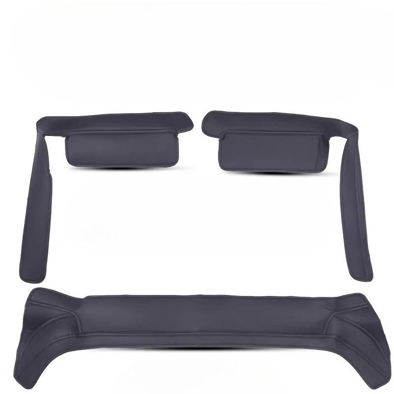 For Galaxy Starship 7 EMI Foot Mats Anti-kick Pads Seat Protective Pads Door Sill Strips Protective Suede Anti-scratch