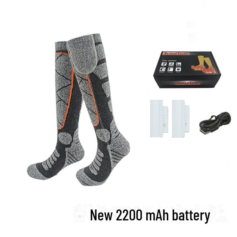 Adjustable Temperature Heated Socks with 3.7V Lithium Battery for Men and Women