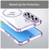 Luxus Transparent Magnetisch Für Magsafe Hülle Für Samsung Galaxy S26 Edge S25 FE S24 Ultra Plus A16 A17 A36 A56 A37 A57 5G Abdeckung